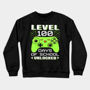 100Th Day Of School For Teachers Students Kids Crewneck Sweatshirt